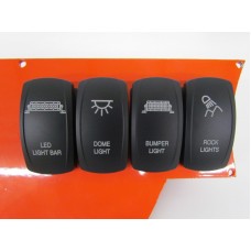 UTV KINGZ Led Back Light Logo Switch